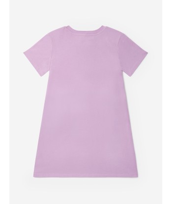 Stella McCartney Girls Star Jersey Dress in Purple destockage