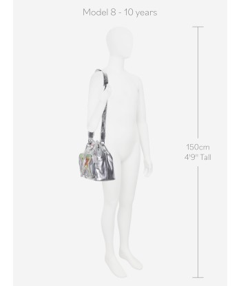 Stella McCartney Girls Star Bucket Bag in Silver (18cm) Voir les baskets