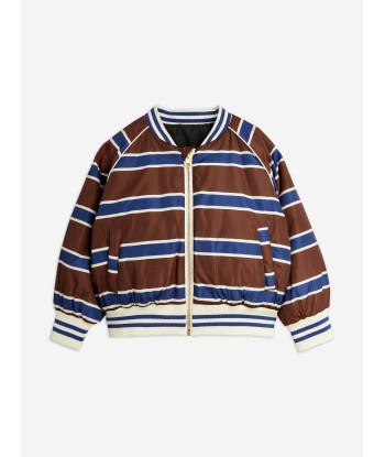 Mini Rodini Boys Reversible Baseball Jacket in Multicolour de technologie