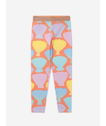 Stella McCartney Girls Shell Print Leggings in Orange Comparez plus de prix