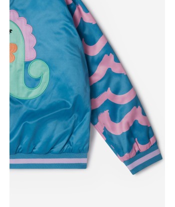 Stella McCartney Girls Seahorses Jacket in Blue en linge