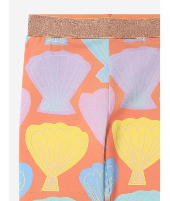 Stella McCartney Girls Shell Print Leggings in Orange Comparez plus de prix