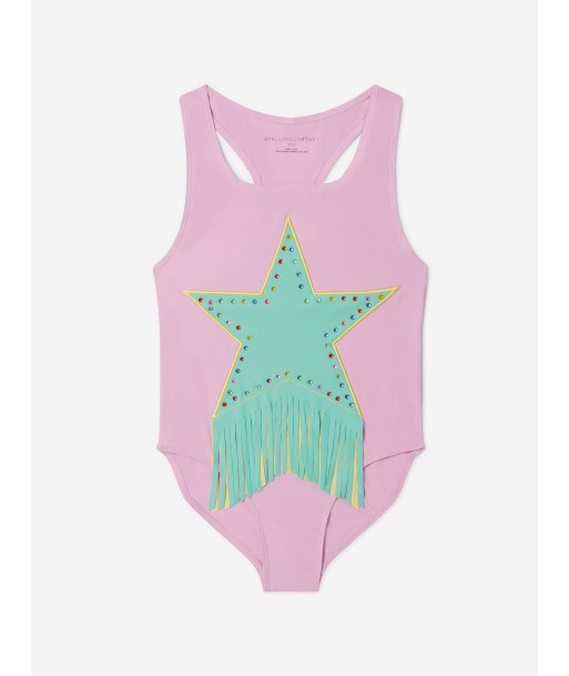 Stella McCartney Girls Star Tassel Swimsuit in Purple prix pour 