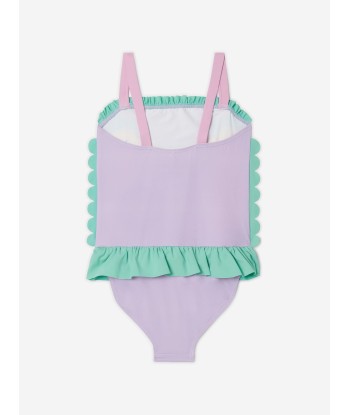 Stella McCartney Girls Seahorses Swimsuit in Purple JUSQU'A -70%! 