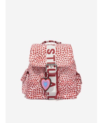 Stella McCartney Girls Heart Backpack in Red (34cm) chez Cornerstreet bien 