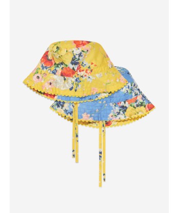 Zimmermann Girls Reversible Bucket Hat in Multicolour pas cher