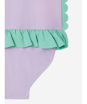 Stella McCartney Girls Seahorses Swimsuit in Purple JUSQU'A -70%! 