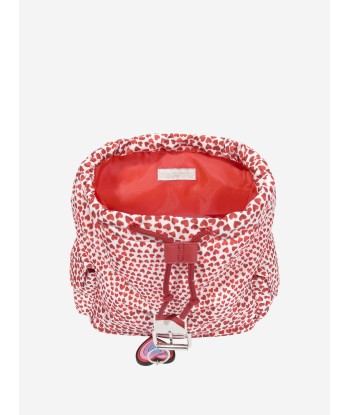 Stella McCartney Girls Heart Backpack in Red (34cm) chez Cornerstreet bien 