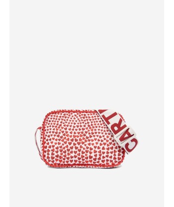 Stella McCartney Girls Heart Crossbody Bag in Red (20cm) offre 