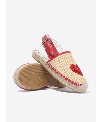 Stella McCartney Girls Heart Espadrilles in Beige Dans la société mordern