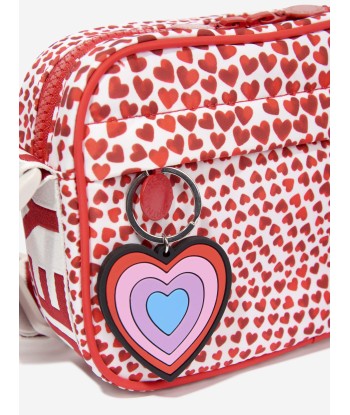 Stella McCartney Girls Heart Crossbody Bag in Red (20cm) offre 