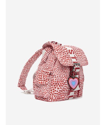 Stella McCartney Girls Heart Backpack in Red (34cm) chez Cornerstreet bien 