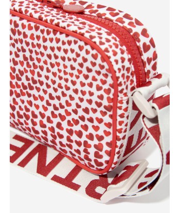 Stella McCartney Girls Heart Crossbody Bag in Red (20cm) offre 