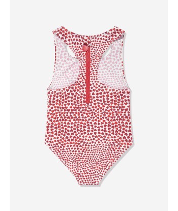 Stella McCartney Girls Heart Swimsuit in Red en ligne des produits 