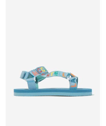 Stella McCartney Boys Logo Strap Sandals in Blue votre restaurant rapide dans 