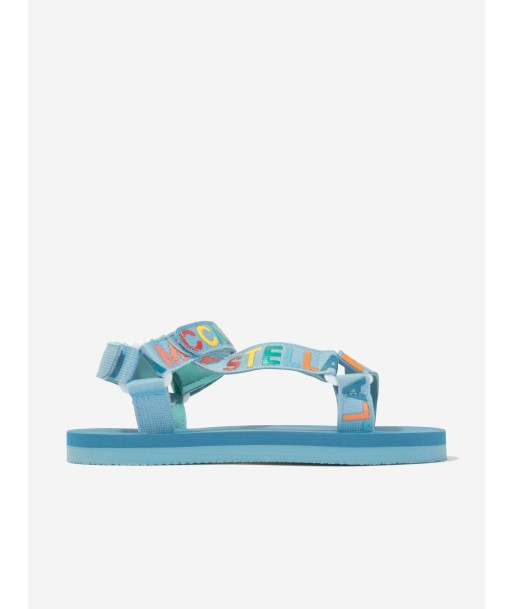 Stella McCartney Boys Logo Strap Sandals in Blue votre restaurant rapide dans 