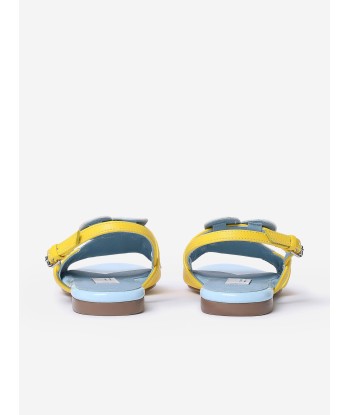 Stella McCartney Girls Bee Sandals in Yellow en ligne