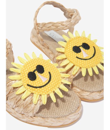 Stella McCartney Girls Sunshine Sandals in Beige le concept de la Pate a emporter 