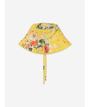 Zimmermann Girls Reversible Bucket Hat in Multicolour pas cher