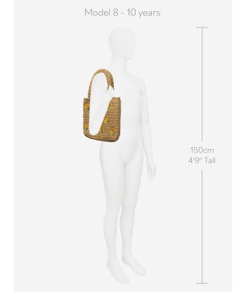 Stella McCartney Girls Flower Tote Bag in Beige (24cm) Comment ça marche