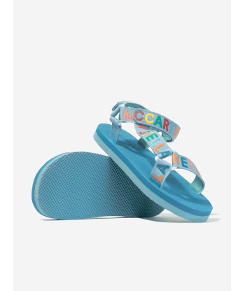 Stella McCartney Boys Logo Strap Sandals in Blue votre restaurant rapide dans 