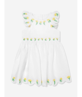 Stella McCartney Baby Girls Flower Dress in White sur le site 