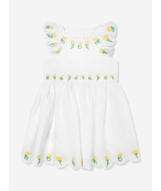 Stella McCartney Baby Girls Flower Dress in White sur le site 