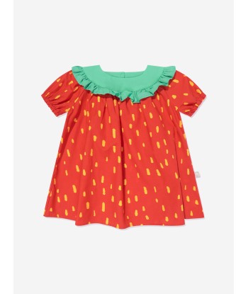 Stella McCartney Baby Girls Strawberry Dress With Knickers in Red livraison gratuite