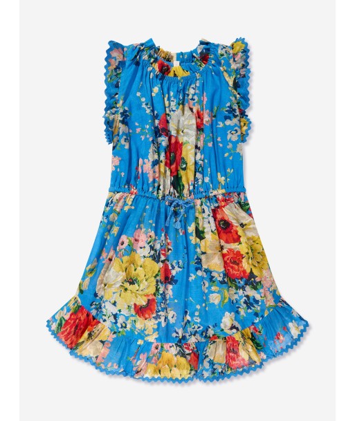 Zimmermann Girls Alight Flip Dress in Blue hantent personnes