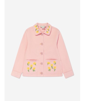 Stella McCartney Girls Flower Jacket in Pink france