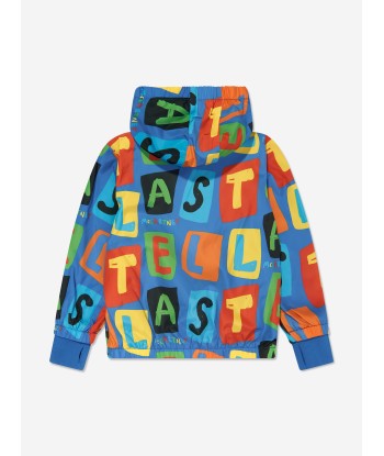 Stella McCartney Boys Logo Zip Up Jacket in Blue Voir les baskets