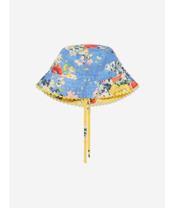 Zimmermann Girls Reversible Bucket Hat in Multicolour pas cher