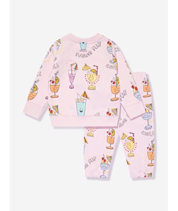 Stella McCartney Baby Girls Summer Fun Tracksuit in Pink de l' environnement