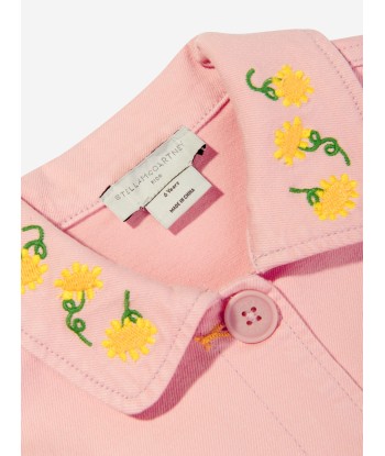 Stella McCartney Girls Flower Jacket in Pink france