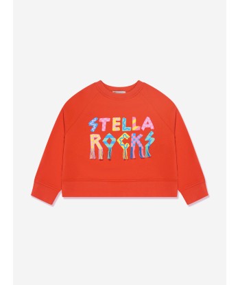 Stella McCartney Girls Logo Sweatshirt in Red offre 