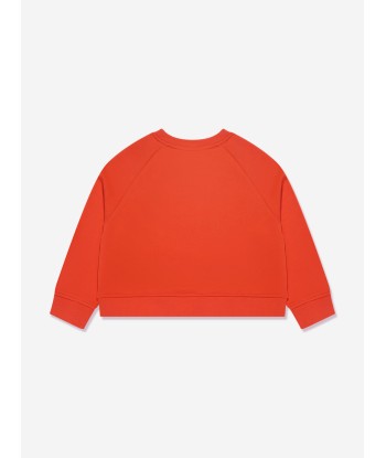 Stella McCartney Girls Logo Sweatshirt in Red offre 