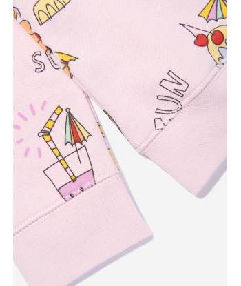 Stella McCartney Girls Summer Fun Sweatshirt in Pink pas cher 