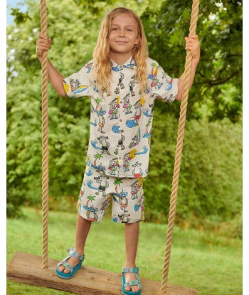 Stella McCartney Boys Shark Shirt in Ivory l'évolution des habitudes 