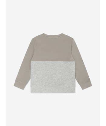 Stella McCartney Boys Shark Sweatshirt in Grey offre 