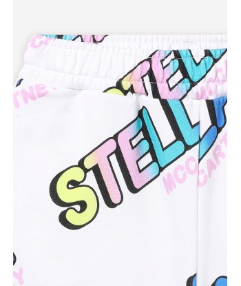 Stella McCartney Girls Logo Shorts in White rembourrage situé sous