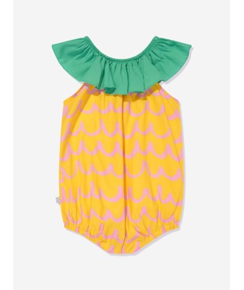 Stella McCartney Baby Girls Pineapple Romper in Yellow en ligne des produits 