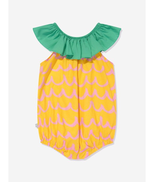 Stella McCartney Baby Girls Pineapple Romper in Yellow en ligne des produits 