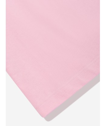 Stella McCartney Girls Logo Print T-Shirt in Pink Profitez des Offres !