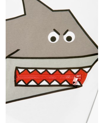 Stella McCartney Boys Shark T-Shirt in Ivory l'évolution des habitudes 