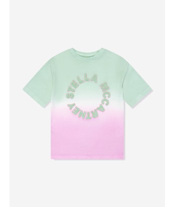 Stella McCartney Girls Logo Print T-Shirt in Multicolour Les magasins à Paris