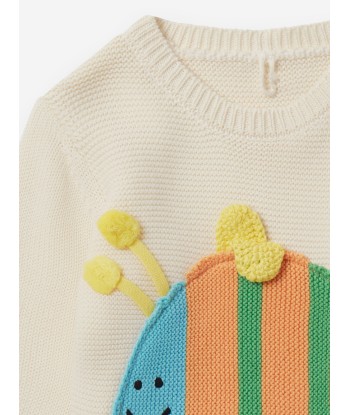 Stella McCartney Baby Boys Bee Jumper in Ivory le concept de la Pate a emporter 