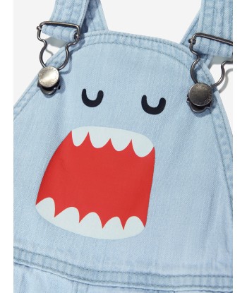 Stella McCartney Baby Boys Denim Shark Dungarees in Blue brillant des détails fins