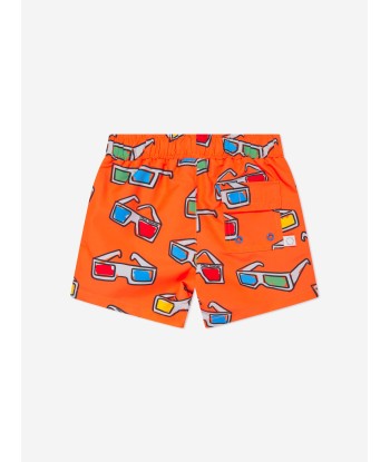 Stella McCartney Baby Boys Sunglasses Swim Shorts in Orange Faites des économies