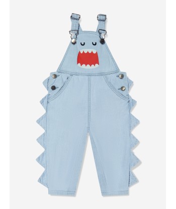 Stella McCartney Baby Boys Denim Shark Dungarees in Blue brillant des détails fins