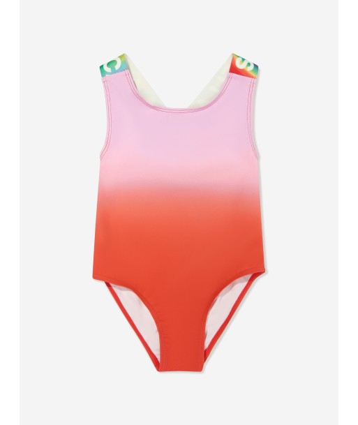 Stella McCartney Girls Logo Swimsuit in Multicolour les ligaments